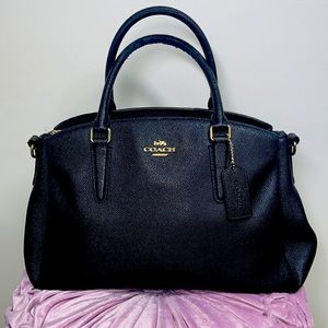 Black vintage Coach purse